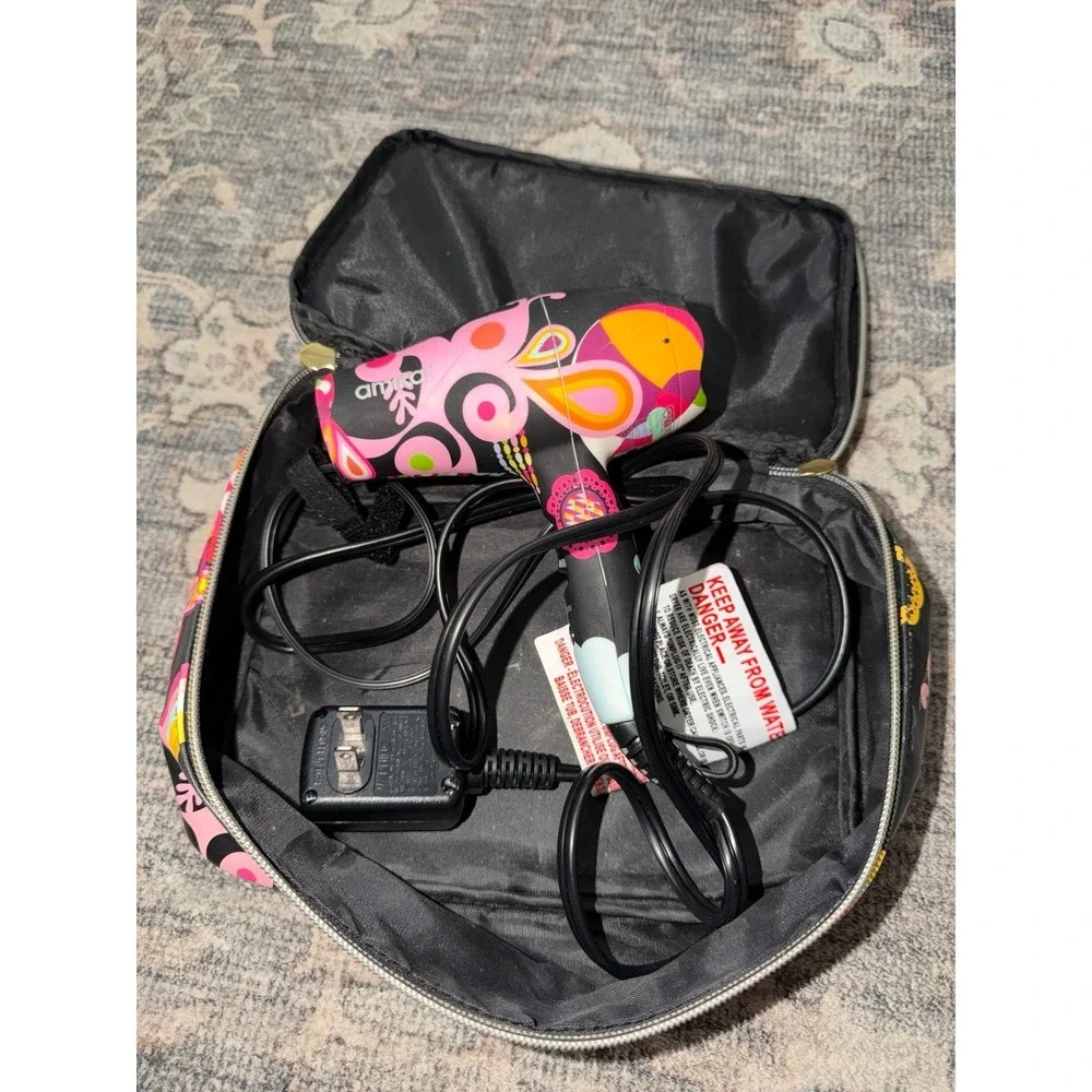 Amika Travel Mini Blow Dryer with Case